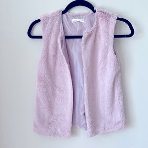 Faux fur Little girls Vest